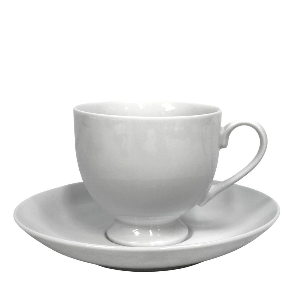 Mikasa Classic Flair White Retired 1984-2007 Japan Cup and Saucer Set(s)
